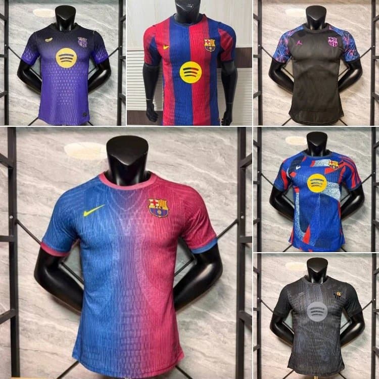 FC Barcelona 2024-25 Spotify Third Kit Sports Jerseys